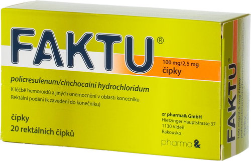 Fact suppositories 20 pcs - Medicinal Product - Main image