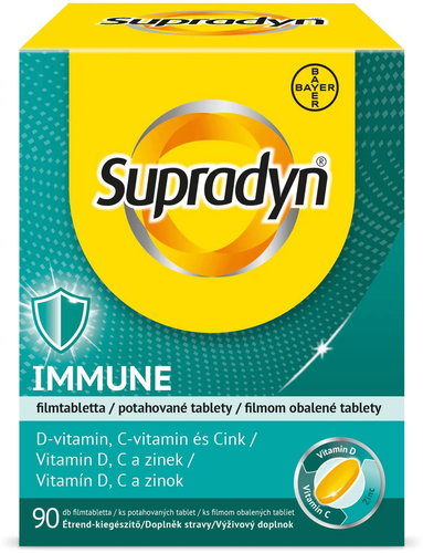 Supradyn Immune 90 tablets - Dietary Supplement - Main image