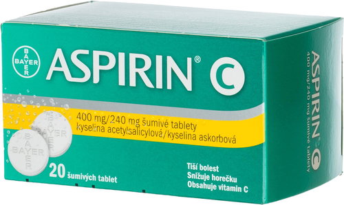 Aspirin C 20 effervescent tablets - Medicinal Product - Main image
