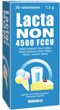 Vitabalans LactaNON 4500 FCCU 30 tablets - Dietary Supplement - Main image