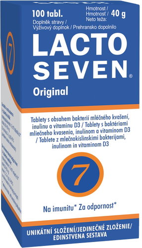 Vitabalans Lactoseven 100 tablets - Probiotics - Main image