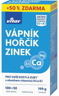 Vitar Calcium, magnesium, zinc + vit. D3 and K1, 100 + 50 tablets - Calcium
