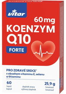 Vitar Coenzyme Q10 60 mg + E + Se + thiamine 60 capsules - Coenzym Q10