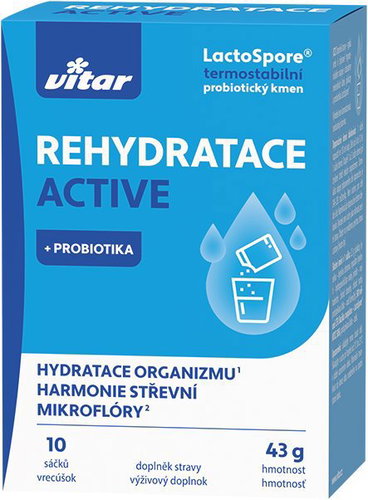 Vitar Rehydration Active 10 sachets - Dietary Supplement - Main image