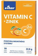 Vitar Vitamin C + Zinc 30 tablets - Vitamin C