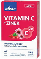 Vitar Vitamin C + Zinc + Echinacea + Rosehip 45 tablets - Vitamin C