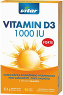 Vitar Vitamin D3 Forte 1000 IU 90 tablets - Vitamin D3