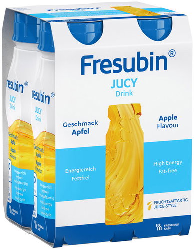 Fresubin Jucy Drink apple 4 × 200 ml - Food for Special Medical Purposes - Main image