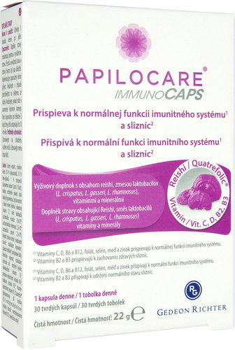 Papilocare Immunocaps 30 capsules - Dietary Supplement - Main image