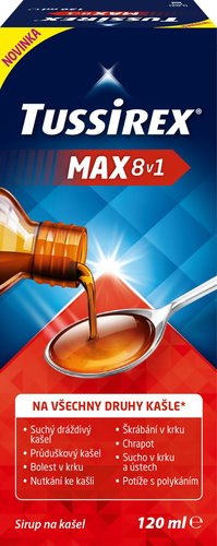 Tussirex Max 8v1 syrup 120 ml - Medical Device - Main image
