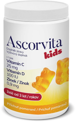 Ascorvita Kids Jelly Bears 60 pcs - Multivitamin - Main image