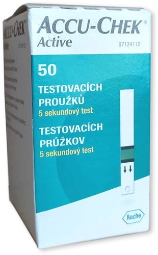Accu-Chek Active test strips 50 pcs - Medical Device - Main image