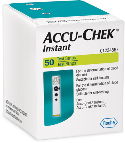 Accu-Chek Instant Diagnostic Strips 50 pcs - Medical Device - Main image