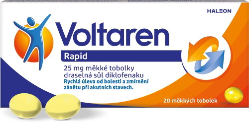 Voltaren Rapid 25 mg softgels 20 pcs - Medicinal Product - Main image