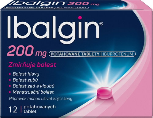 Ibalgin 200 mg 12 tablets - Medicinal Product - Main image