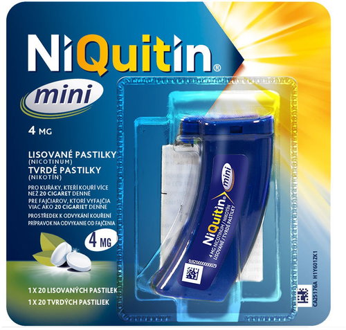 NiQuitin mini 4 mg 1 × 20 pcs - Medicinal Product - Main image