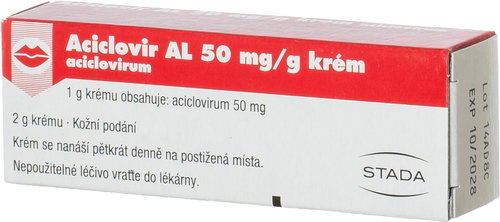 Aciclovir AL 50 mg/g krém 2 g - Léčivý přípravek - Hlavní obrázek