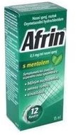 Afrin s mentolem 0,5 mg/ml nosní sprej 15 ml - Léčivý přípravek