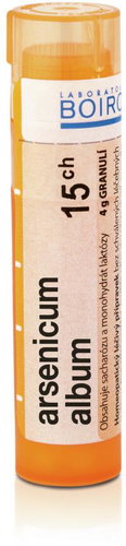 Arsenicum Album 15CH granule 4 g - Homeopatika - Hlavní obrázek