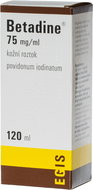 Betadine 75 mg/ml solution 120 ml - Medicinal Product