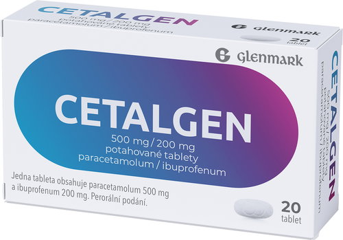Cetalgen 20 tablets - Medicinal Product - Main image