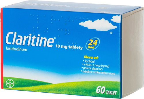 Claritine 10 mg 60 tablets - Medicinal Product - Main image