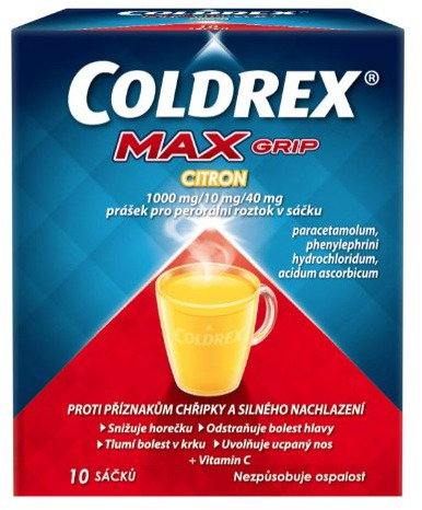 Coldrex MaxGrip Citron 10 sachets - Medicinal Product - Main image