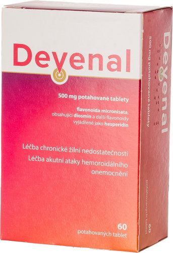 Devenal 500 mg 60 tablets - Medicinal Product - Main image