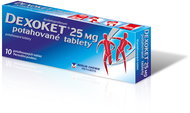 Dexoket 25 mg 10 tablet - Léčivý přípravek