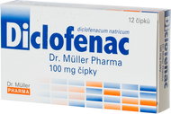 Diclofenac 100 mg 12 suppositories - Medicinal Product