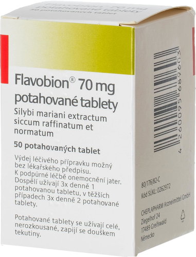 Flavobion 50 coated tablets - Medicinal Product - Main image
