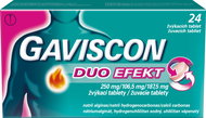 Gaviscon Duo Effect 24 chewable tablets - Medicinal Product