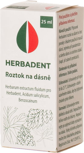 Herbadent Massage Solution 25 ml - Medicinal Product - Main image