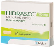 Hidrasec 100 mg 10 extended-release capsules - Medicinal Product
