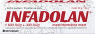 Infadolan 1600 IU/g + 300 IU/g ointment 30 g - Medicinal Product