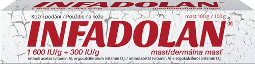 Infadolan 1600 IU/g + 300 IU/g ointment 100 g - Medicinal Product - Main image