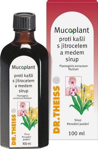 Mucoplant cough syrup with plantain and honey 100 ml - Medicinal Product - Main image