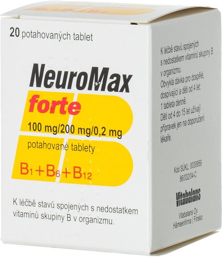 Neuromax Forte 20 tablets - Medicinal Product - Main image