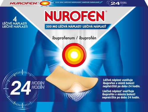 Nurofen 200 mg medicinal patch 4 pcs - Medicinal Product - Main image