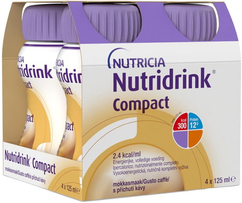 Nutridrink Compact with coffee flavour 4x125 ml - Food for Special Medical Purposes - Main image