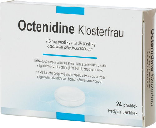 Octenidine Klosterfrau 2,6 mg 24 lozenges - Medicinal Product - Main image