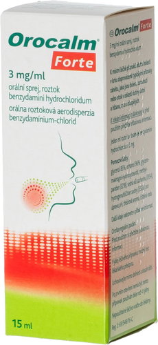 Orocalm Forte 3 mg/ml oral spray 15 ml - Medicinal Product - Main image