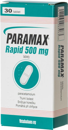 Paramax Rapid 500 mg 30 tablets - Medicinal Product - Main image