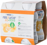Resource 2,0 kcal Fibre vanilkový 4 × 200 ml - Potravina pro zvláštní lékařské účely