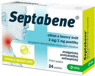 Septabene Lemon and elderflower 3 mg/1 mg 24 lozenges - Medicinal Product