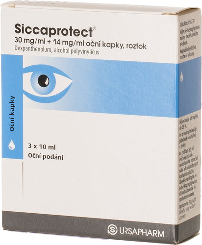 Siccaprotect eye drops 3 × 10 ml - Medicinal Product - Main image