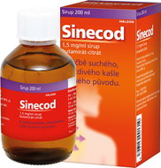 Sinecod 1.5 mg/ml, dry cough syrup 200 ml - Medicinal Product