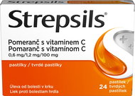 Strepsils Orange with vitamin C 24 pastilles - Medicinal Product