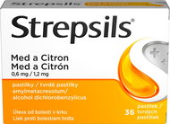 Strepsils Honey and lemon 36 pastilles - Medicinal Product