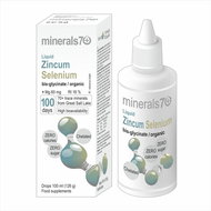 Minerals70 Liquid Zincum Selenium, 100ml - Minerals